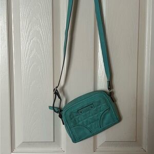 Nicole Miller Turquoise Crossbody Bag